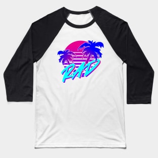 Rad 80s Sunset Baseball T-Shirt